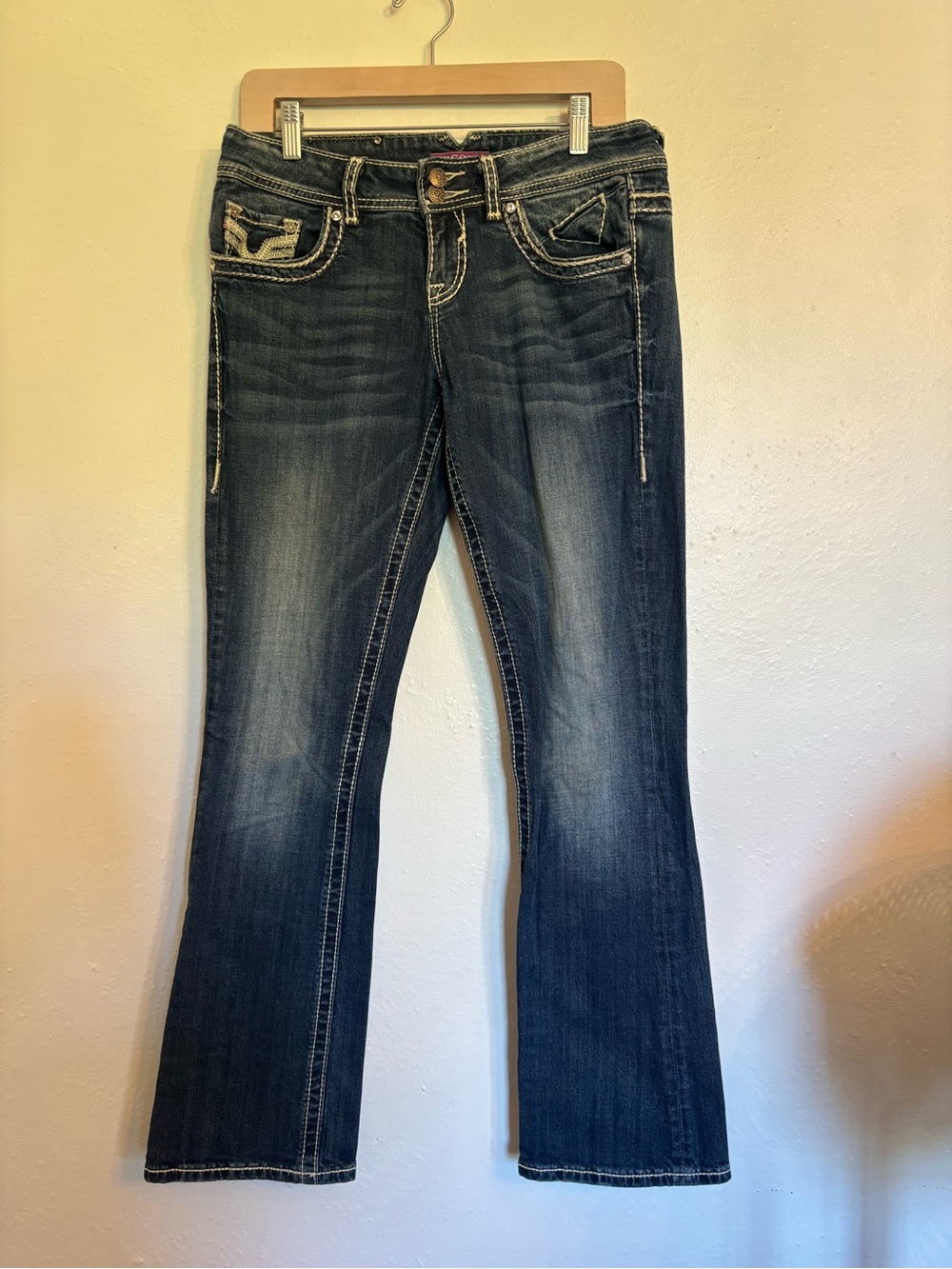 Vigoss- Womens Dark Wash Bootcut Jeans